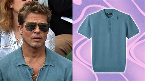 brad pitt polo shirt